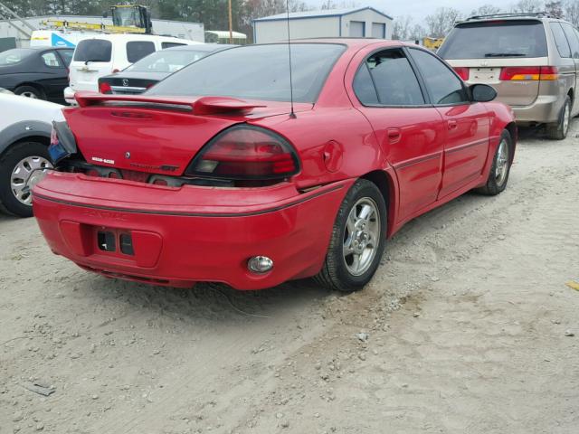 1G2NW52E93C155440 - 2003 PONTIAC GRAND AM G RED photo 4