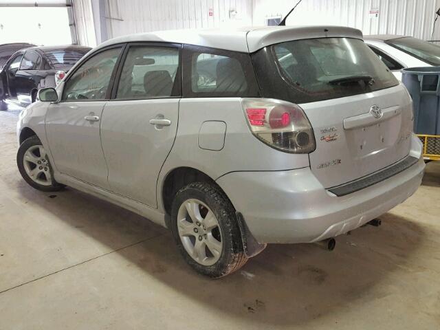 2T1LR32E56C558048 - 2006 TOYOTA COROLLA MA SILVER photo 3