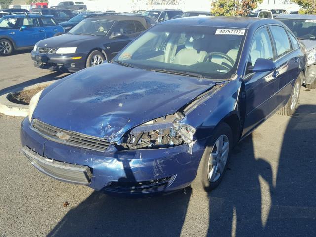 2G1WB58K769236000 - 2006 CHEVROLET IMPALA LS BLUE photo 2