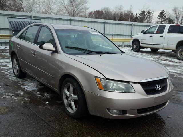 5NPEU46F66H142524 - 2006 HYUNDAI SONATA GLS TAN photo 1