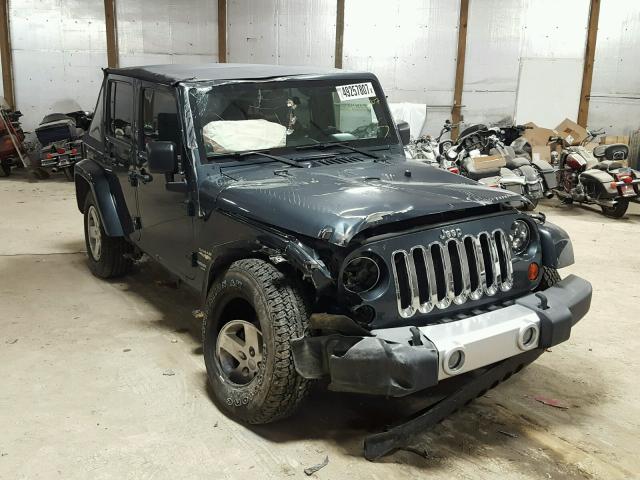 1J4GA59118L553670 - 2008 JEEP WRANGLER U CHARCOAL photo 1