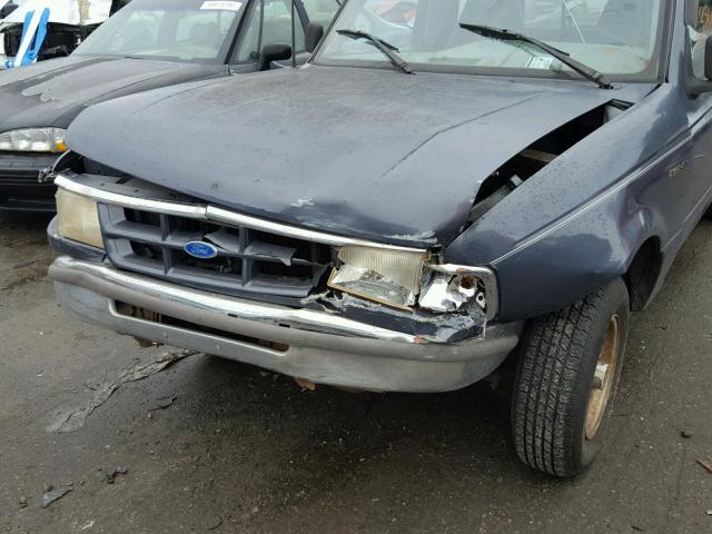 1FTCR10A7PTA01883 - 1993 FORD RANGER GRAY photo 9