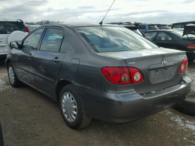 1NXBR32E06Z595194 - 2006 TOYOTA COROLLA CE GRAY photo 3