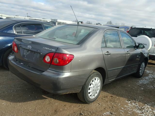 1NXBR32E06Z595194 - 2006 TOYOTA COROLLA CE GRAY photo 4