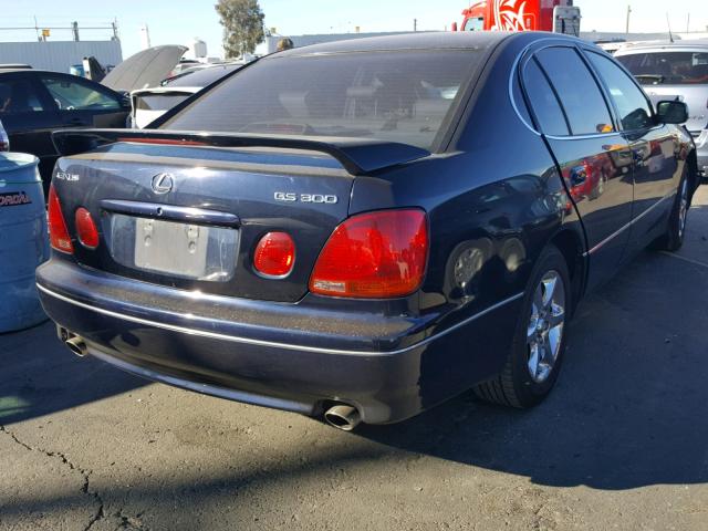 JT8BD69S010130249 - 2001 LEXUS GS 300 BLUE photo 4