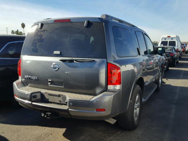 5N1AA0ND7FN606237 - 2015 NISSAN ARMADA SV CHARCOAL photo 4