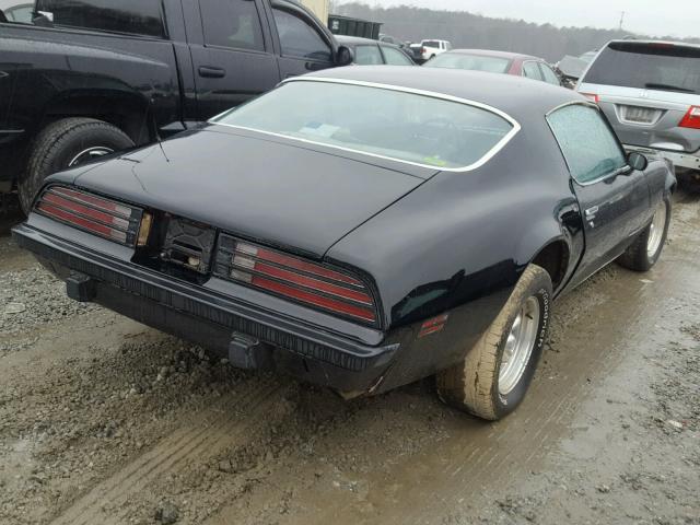 2T87M4H165276 - 1974 PONTIAC FIREBIRD S BLACK photo 4