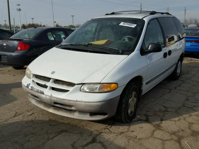 2B4GP2536YR545286 - 2000 DODGE CARAVAN WHITE photo 2