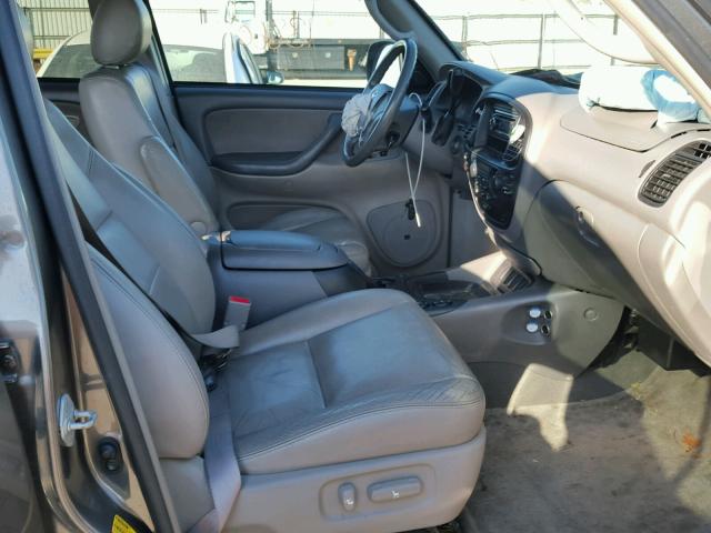 5TDZT34A07S289438 - 2007 TOYOTA SEQUOIA SR GRAY photo 5