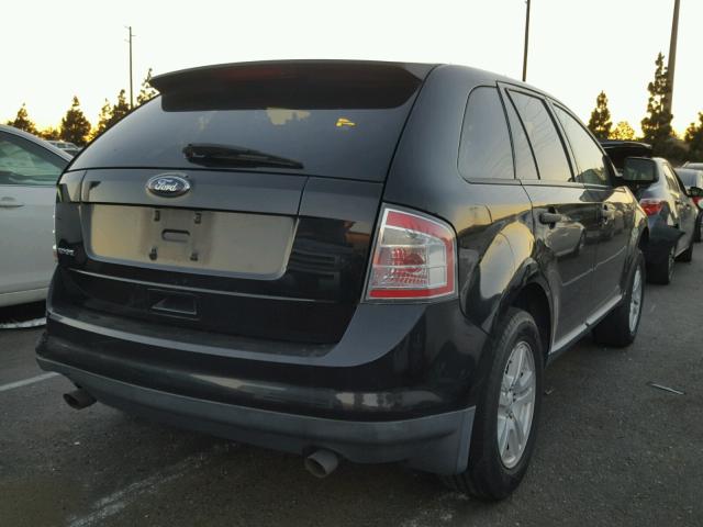 2FMDK36C98BA14077 - 2008 FORD EDGE SE BLACK photo 4