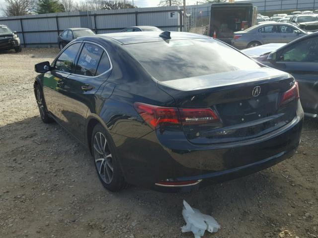 19UUB2F75FA004576 - 2015 ACURA TLX ADVANC BLACK photo 3