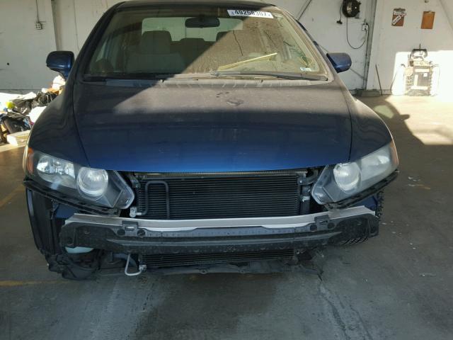 1HGFA16576L058504 - 2006 HONDA CIVIC LX BLUE photo 9