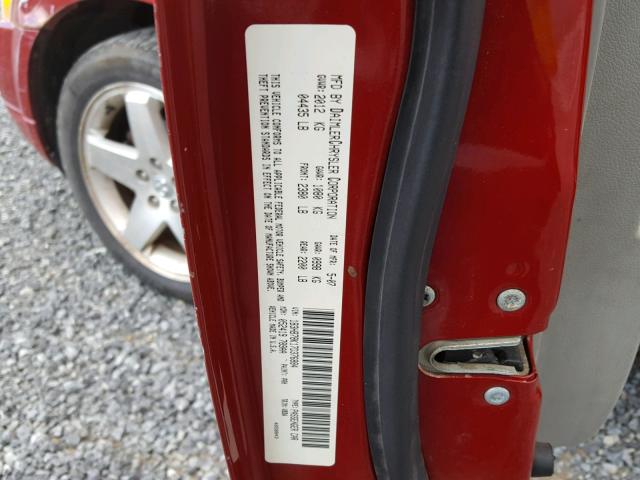 1B3HB78K17D376884 - 2007 DODGE CALIBER R/ RED photo 10