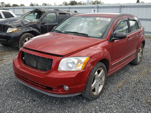 1B3HB78K17D376884 - 2007 DODGE CALIBER R/ RED photo 2