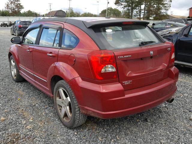 1B3HB78K17D376884 - 2007 DODGE CALIBER R/ RED photo 3