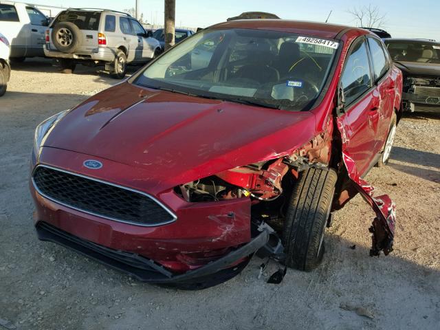 1FADP3F25FL368503 - 2015 FORD FOCUS SE RED photo 2