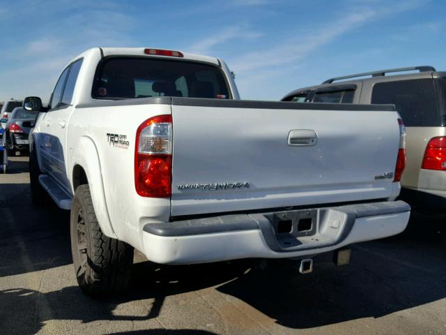 5TBET38145S498101 - 2005 TOYOTA TUNDRA DOU WHITE photo 3