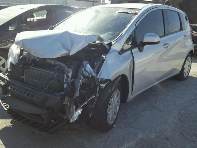 3N1CE2CP6EL392451 - 2014 NISSAN VERSA NOTE SILVER photo 2