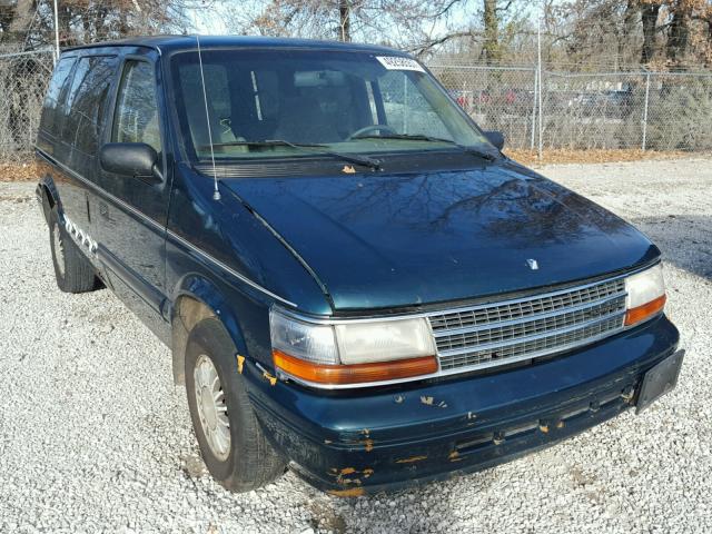 2P4GH2535SR406527 - 1995 PLYMOUTH VOYAGER GREEN photo 1