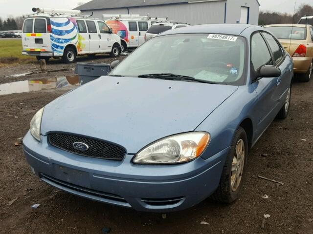 1FAFP53U87A161093 - 2007 FORD TAURUS SE BLUE photo 2