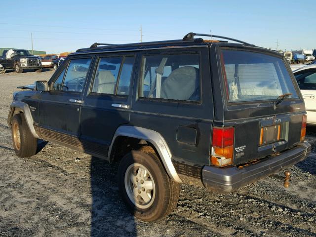 1J4FT58S5NL252380 - 1992 JEEP CHEROKEE L GREEN photo 3