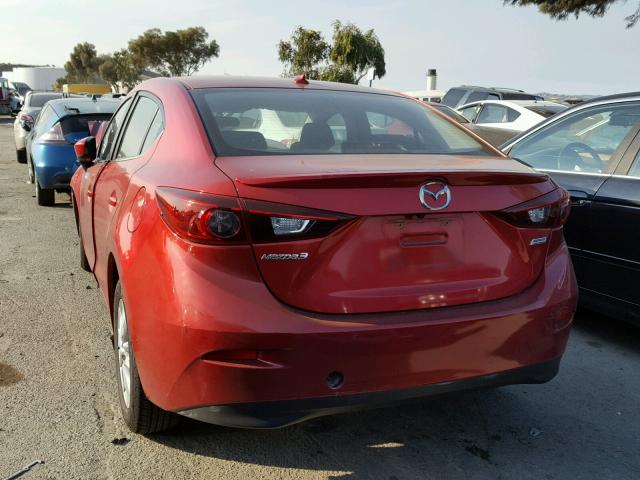 JM1BM1V70E1191171 - 2014 MAZDA 3 TOURING BURGUNDY photo 3