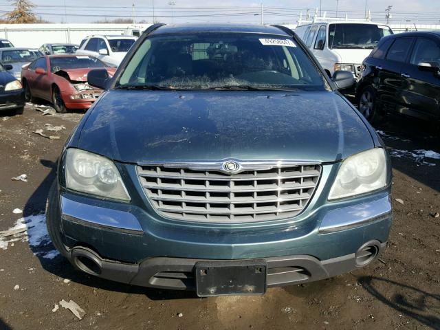 2C4GF68415R526822 - 2005 CHRYSLER PACIFICA T GREEN photo 9