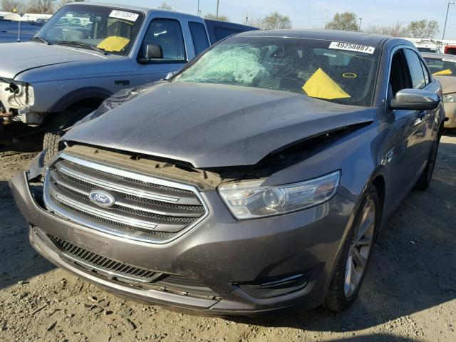 1FAHP2F84EG104731 - 2014 FORD TAURUS LIM CHARCOAL photo 2