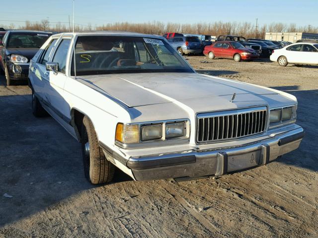 2MECM75F6MX646530 - 1991 MERCURY GRAND MARQ WHITE photo 1