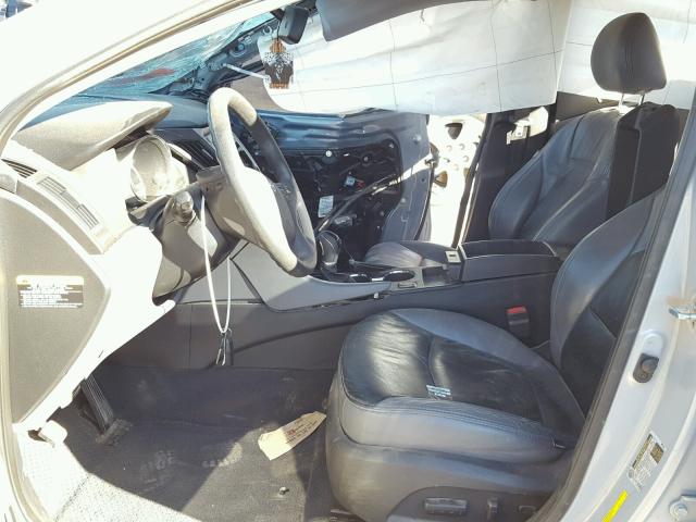 5NPEB4AC0DH538108 - 2013 HYUNDAI SONATA GLS SILVER photo 5