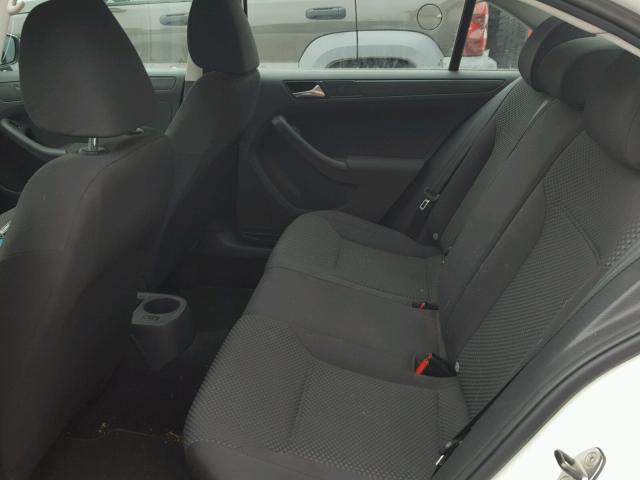 3VW1K7AJ4CM472392 - 2012 VOLKSWAGEN JETTA BASE WHITE photo 6