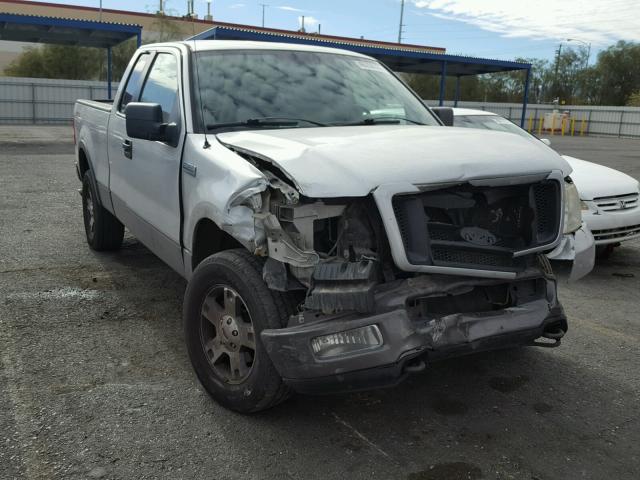 1FTPX14525NA88291 - 2005 FORD F150 SILVER photo 1