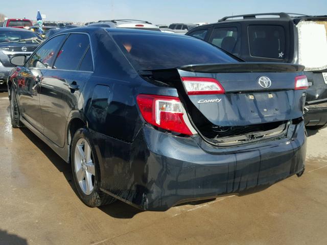 4T1BF1FK0EU451446 - 2014 TOYOTA CAMRY L BLACK photo 3