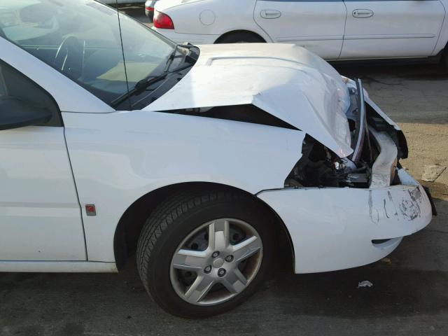 1G8AJ55F67Z179818 - 2007 SATURN ION LEVEL WHITE photo 10