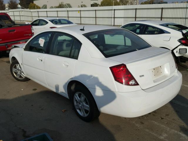 1G8AJ55F67Z179818 - 2007 SATURN ION LEVEL WHITE photo 3