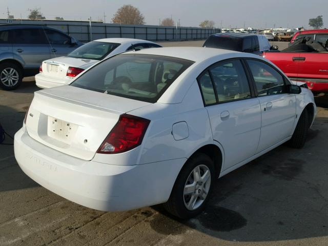 1G8AJ55F67Z179818 - 2007 SATURN ION LEVEL WHITE photo 4