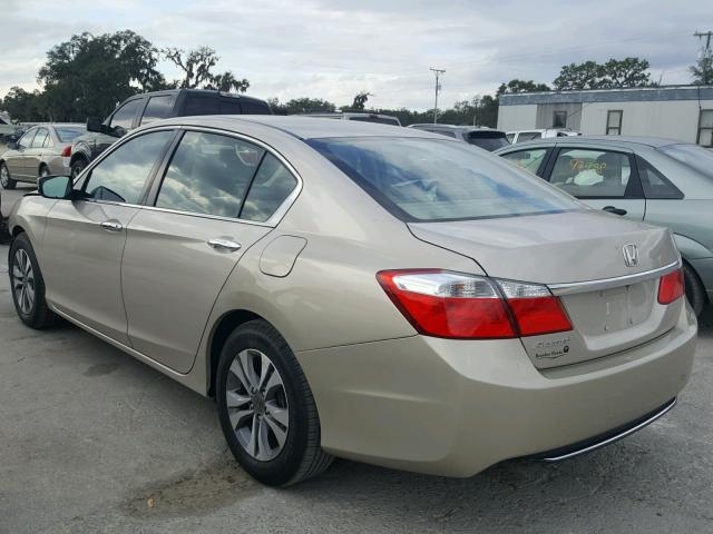 1HGCR2F31FA116795 - 2015 HONDA ACCORD LX GOLD photo 3