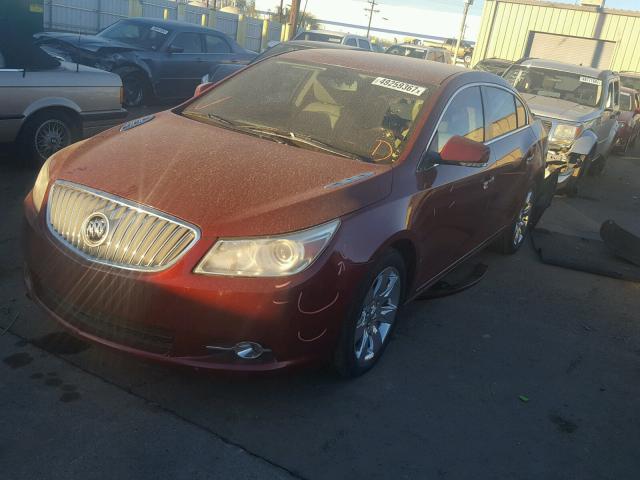 1G4GC5EC2BF331566 - 2011 BUICK LACROSSE C MAROON photo 2