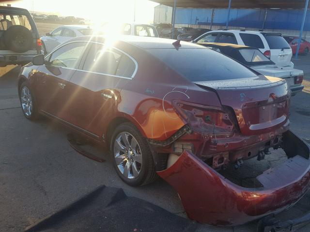 1G4GC5EC2BF331566 - 2011 BUICK LACROSSE C MAROON photo 3
