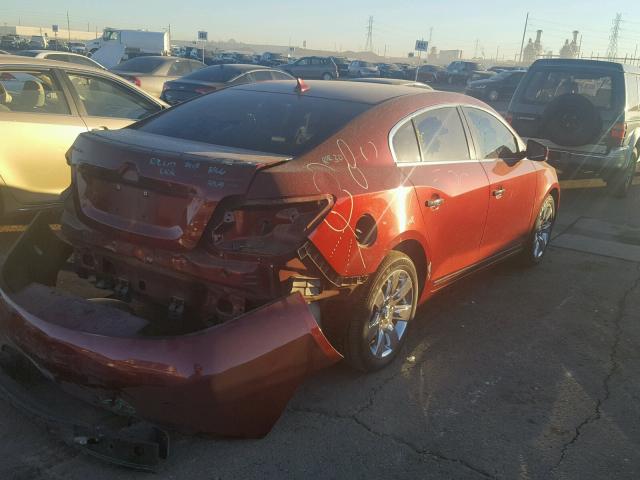 1G4GC5EC2BF331566 - 2011 BUICK LACROSSE C MAROON photo 4