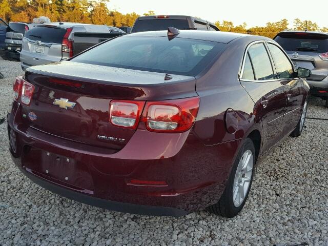 1G11C5SL5FF353462 - 2015 CHEVROLET MALIBU 1LT MAROON photo 4