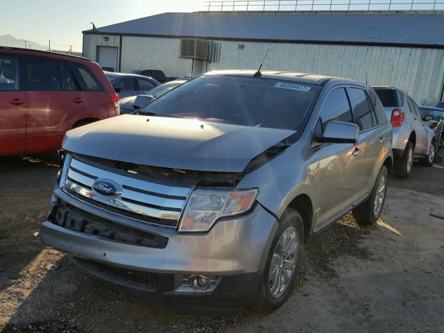 2FMDK38CX8BA71143 - 2008 FORD EDGE SEL SILVER photo 2