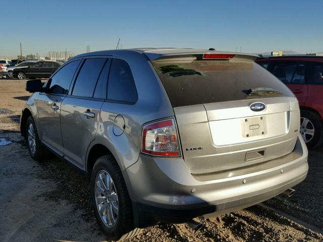 2FMDK38CX8BA71143 - 2008 FORD EDGE SEL SILVER photo 3