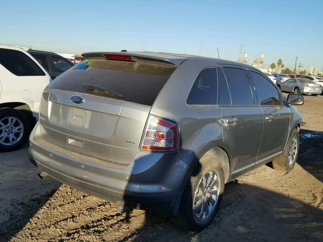 2FMDK38CX8BA71143 - 2008 FORD EDGE SEL SILVER photo 4