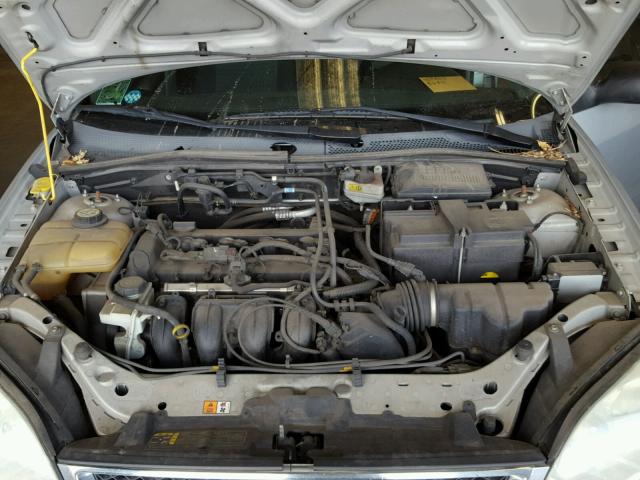 1FAHP34N47W134173 - 2007 FORD FOCUS ZX4 SILVER photo 7