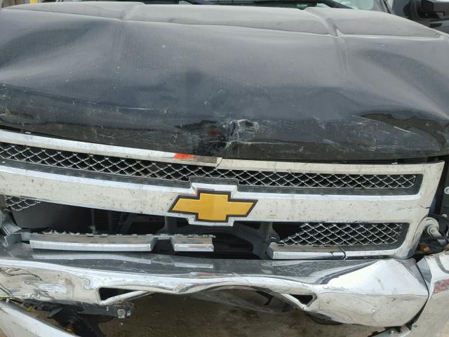 1GCRCSEA2DZ275625 - 2013 CHEVROLET SILVERADO BLACK photo 7