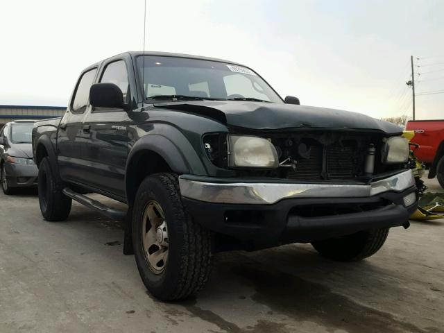 5TEGN92N03Z236892 - 2003 TOYOTA TACOMA DOU GREEN photo 1