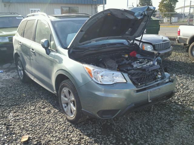 JF2SJADC3GH519329 - 2016 SUBARU FORESTER 2 GREEN photo 1