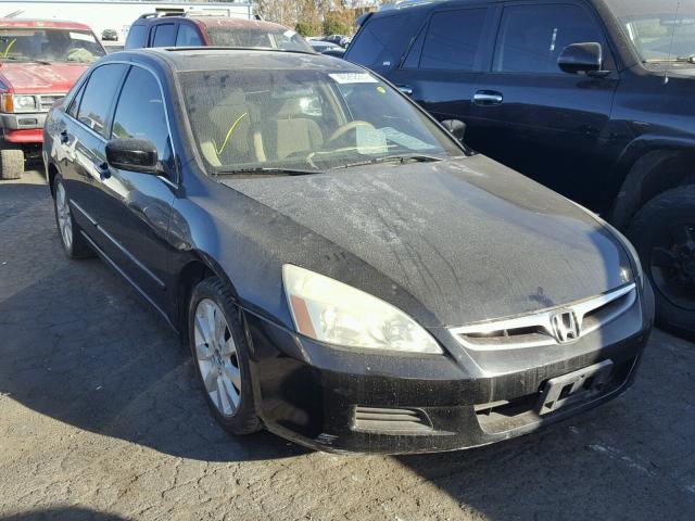 1HGCM66356A014731 - 2006 HONDA ACCORD LX BLACK photo 1