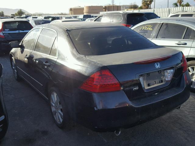 1HGCM66356A014731 - 2006 HONDA ACCORD LX BLACK photo 3